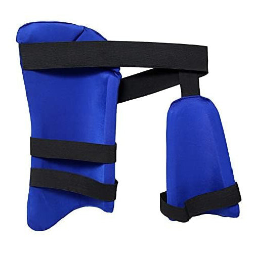 ABS B.PRO Blue Thigh Guard – Inner Thigh Protection Pad | International Player Quality