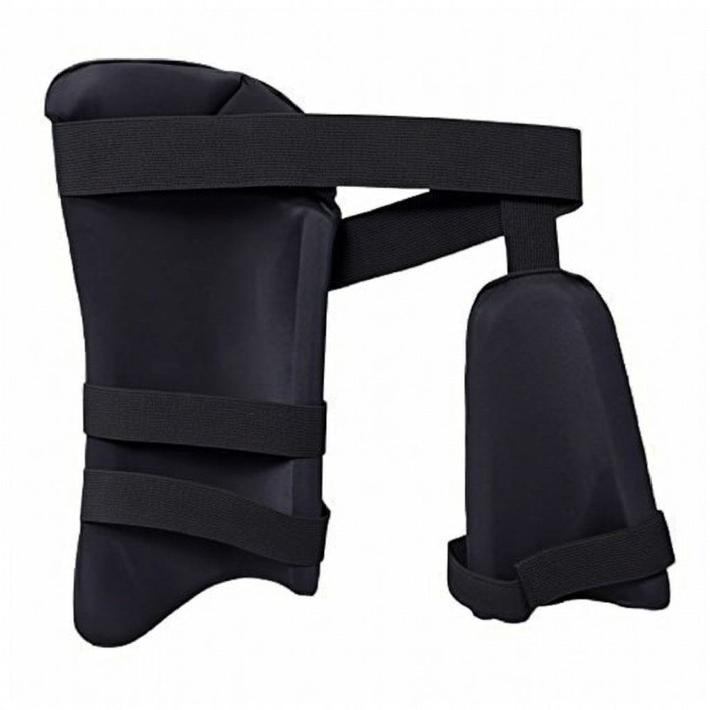 ABS B.PRO Black Edition Cricket Thigh Guard – Inner Thigh Protection Pad | International Player Quality