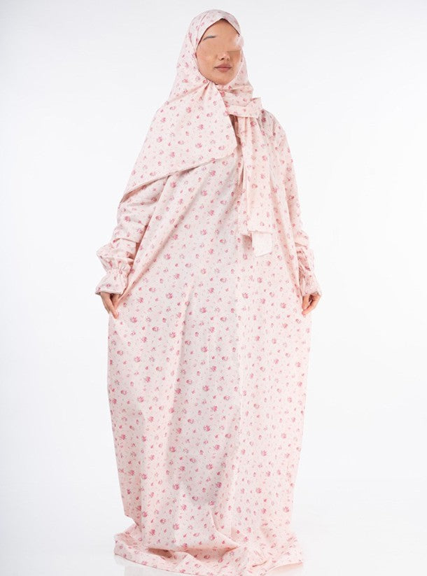 Printed Cotton/linen Soft Prayer Dress