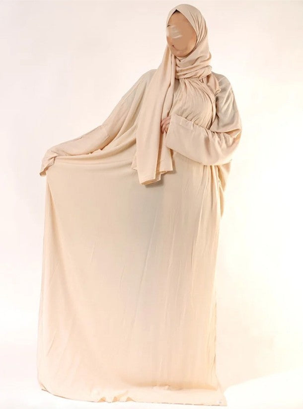 Plain Cotton/linen Soft Prayer Dress