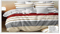 Modern King Size 6-Piece Bedding Set – Printed Quilt Cover, Deep Fitted Sheet & 4 Pillowcases (Design 2)