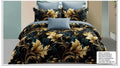 Stylish King Size 6-Piece Quilt Cover Bedding Set – Soft Printed Quilt Cover with Fitted Sheet & 4 Pillowcases (Design 6)