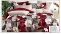 Stylish King Size 6-Piece Quilt Cover Bedding Set – Soft Printed Quilt Cover with Fitted Sheet & 4 Pillowcases (Design 4)