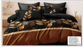 Luxury Printed King Size Quilt Cover Set – 6 Piece Bedding Set with Fitted Sheet & 4 Pillowcases (Design 5)