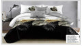 Luxury Printed King Size Quilt Cover Set – 6 Piece Bedding Set with Fitted Sheet & 4 Pillowcases (Design 8)