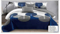 Premium King Size 6PCS Bedding Set – Printed Quilt Cover, Deep Fitted Sheet & 4 Pillowcases (Design 5)