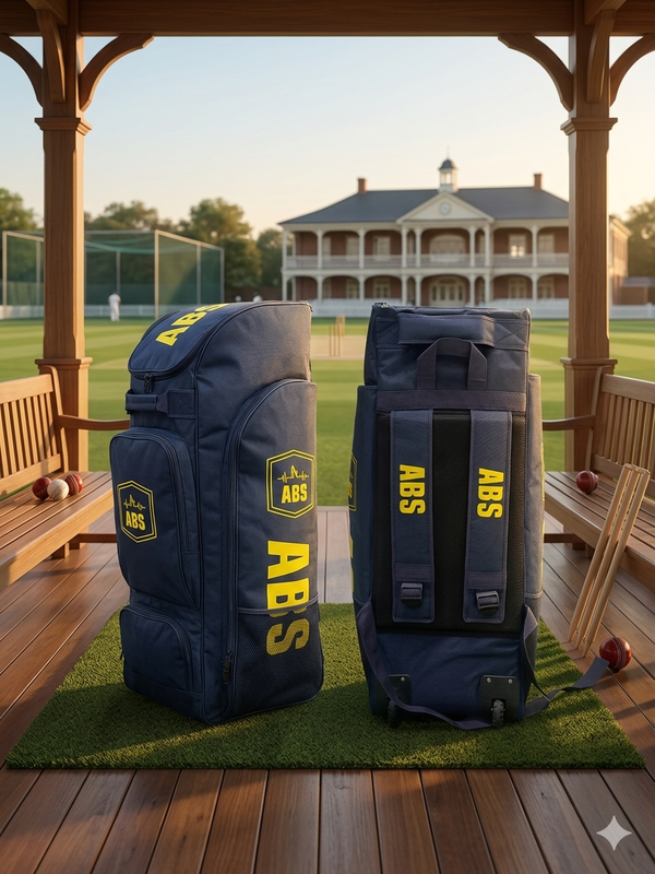 ABS Pro-Series Large Capacity Cricket Kit Bag – Multi-Compartment Wheelie Bag with Dedicated Shoe Zone
