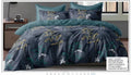 Luxury King Size 6-Piece Bedding Collection – Quilt Cover Set with Fitted Sheet & 4 Pillowcases – Ultimate Comfort & Modern Style (Design 9)