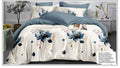 Luxury King Size 6-Piece Bedding Collection – Quilt Cover Set with Fitted Sheet & 4 Pillowcases – Ultimate Comfort & Modern Style (Design 4)