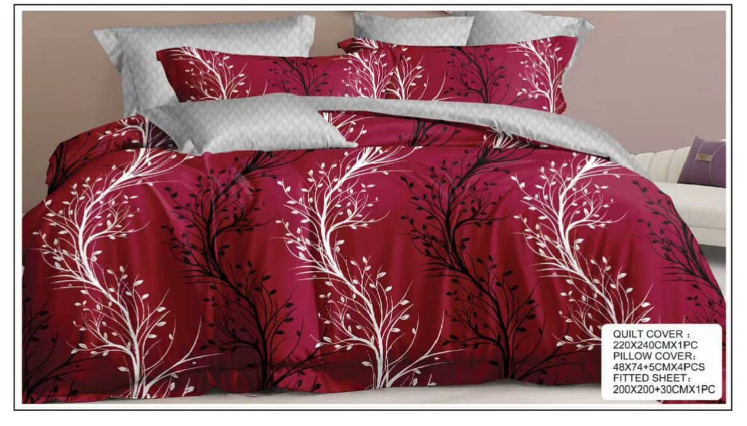 Premium Luxury King Size 6-Piece Bedding Collection – Quilt Cover Set with Fitted Sheet & 4 Pillowcases – Ultimate Comfort & Modern Style