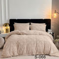 Modern Neutral Beige Patterned Bedding Set