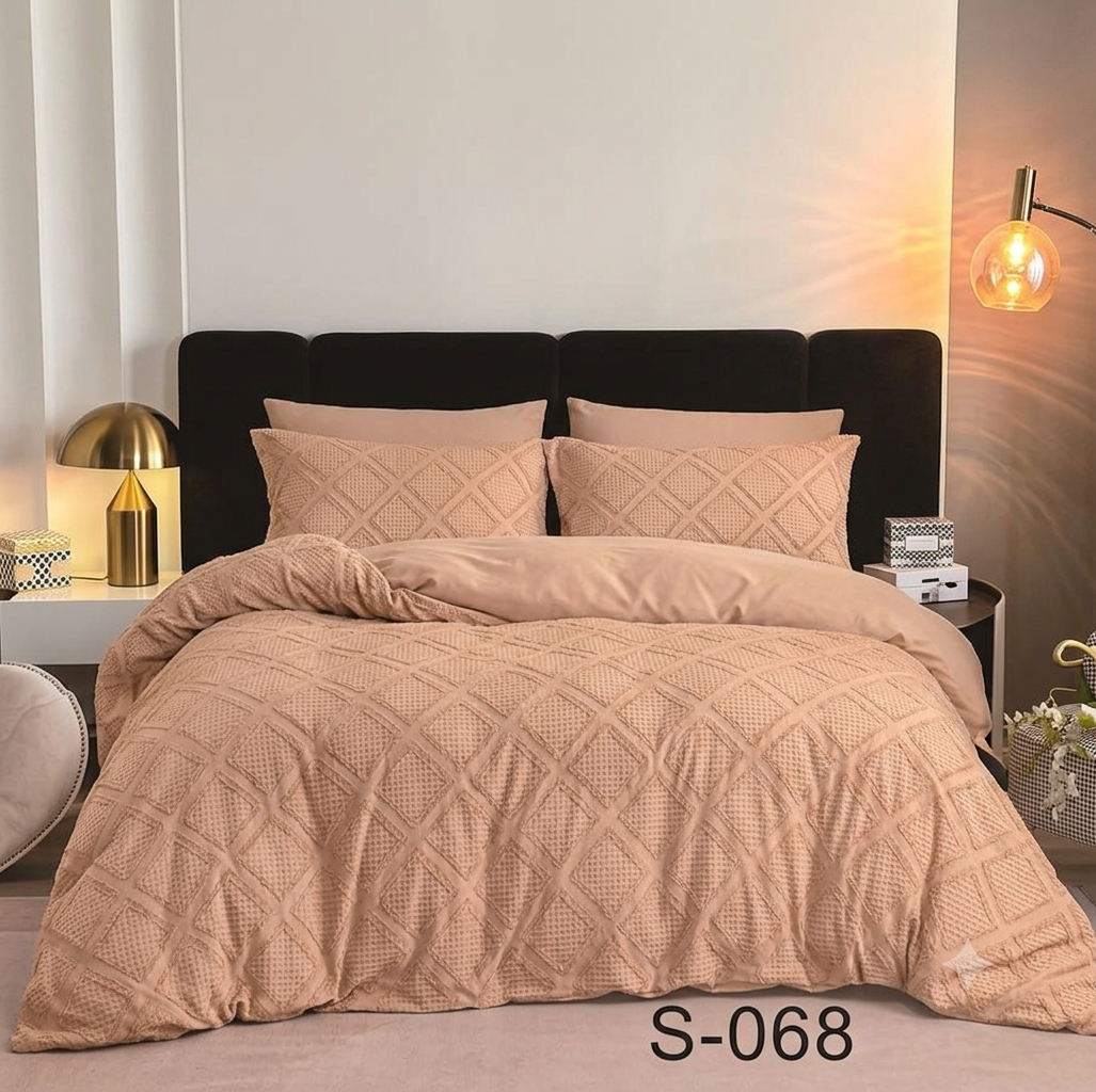 Royal Cream Quilted Comfort Bedding Set