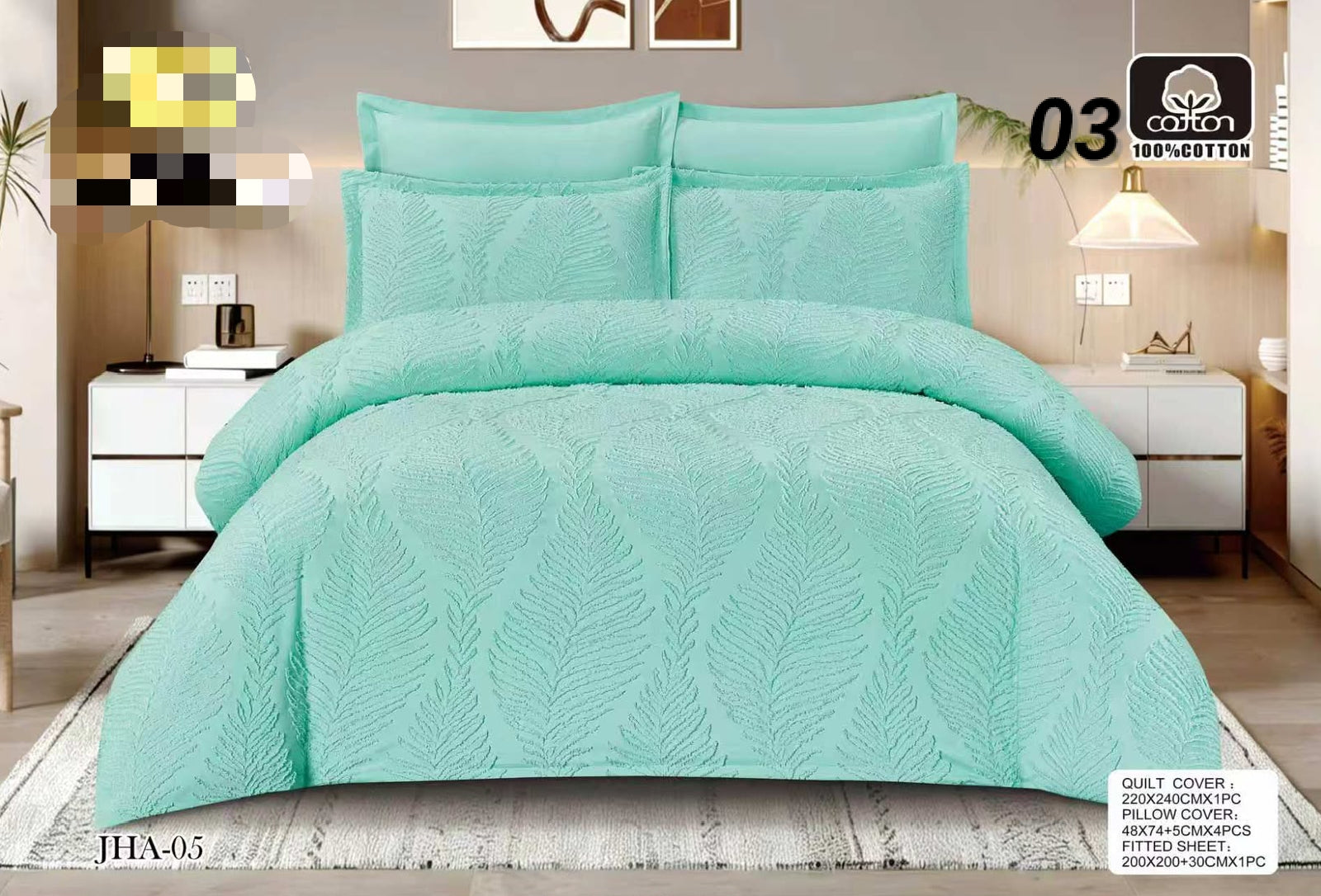Premium Luxury Bed Sheet Set Ultra Soft & Breathable Bedding Design 20