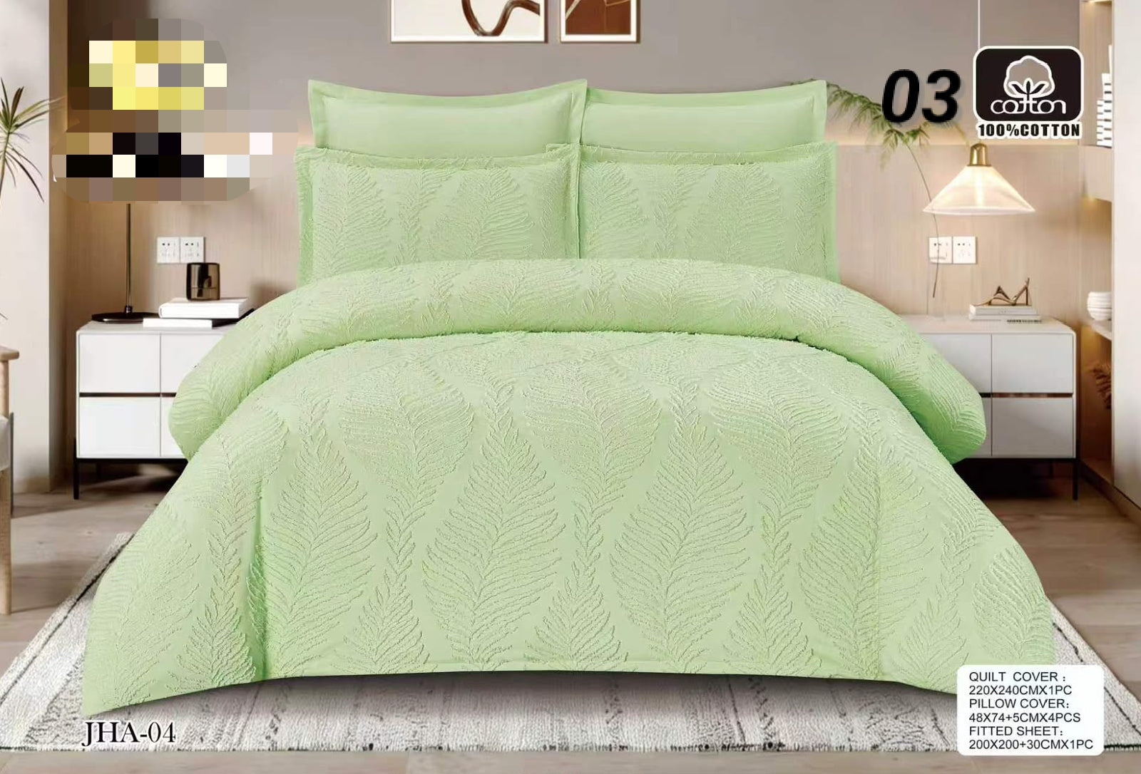 Premium Luxury Bed Sheet Set Ultra Soft & Breathable Bedding Design 2