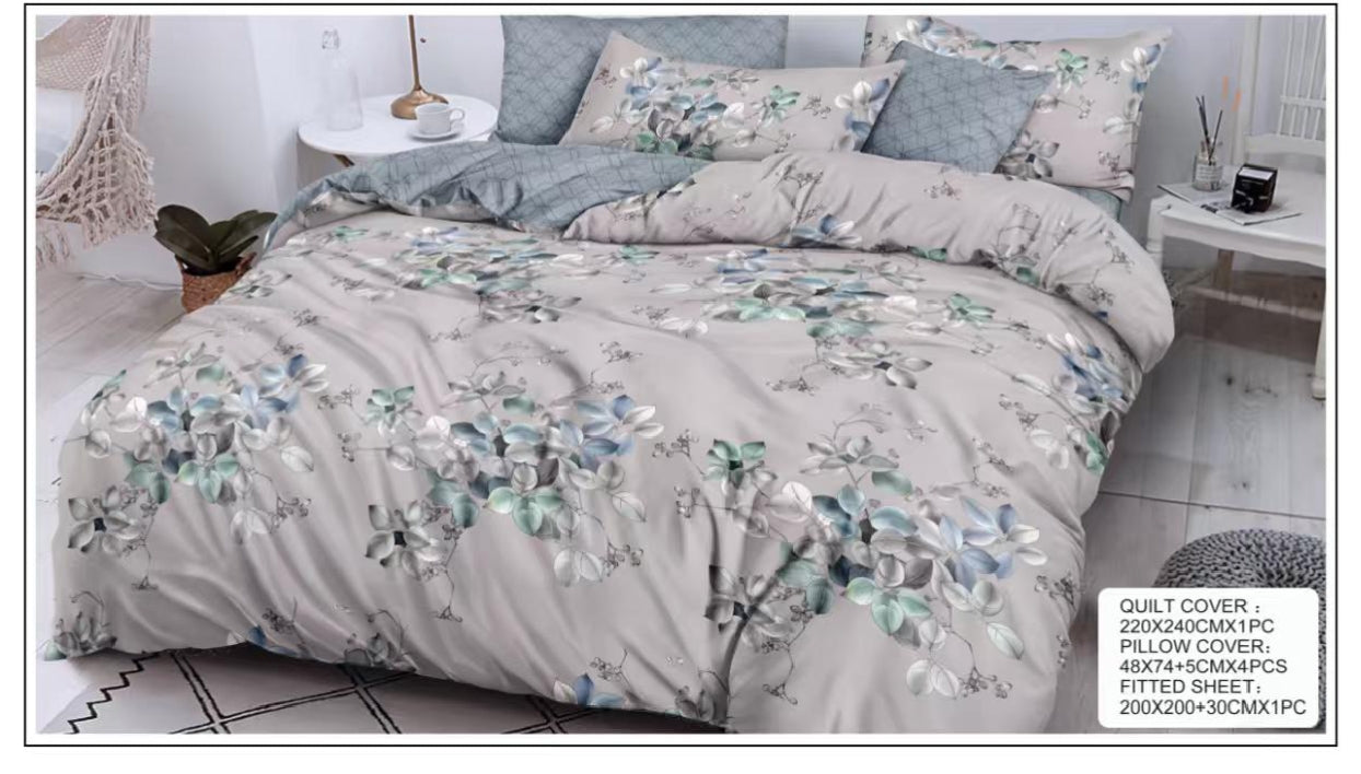 Premium King Size Bedsheet Set Design 24