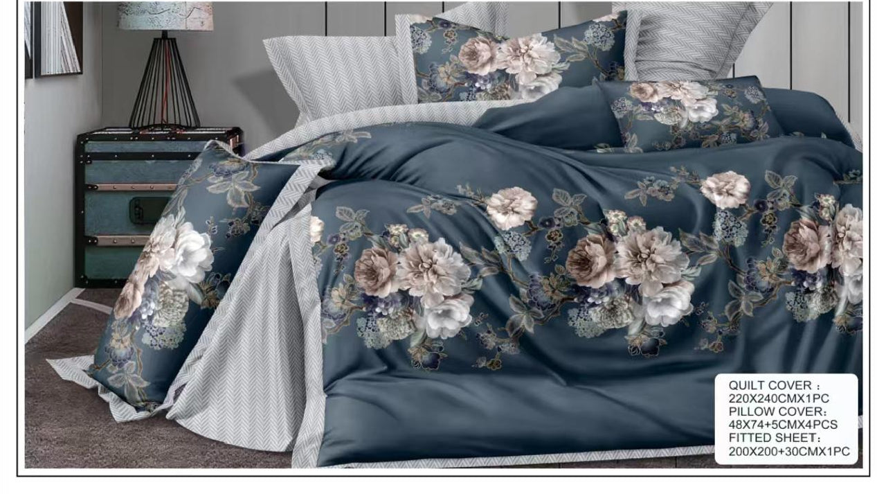 Premium King Size Bedsheet Set Design 36