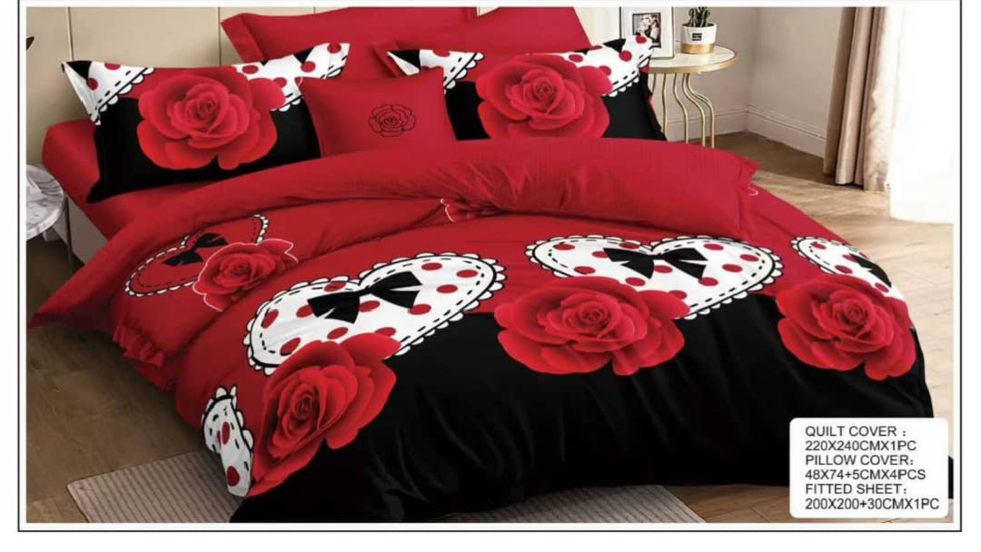 Premium King Size Bedsheet Set Design 13
