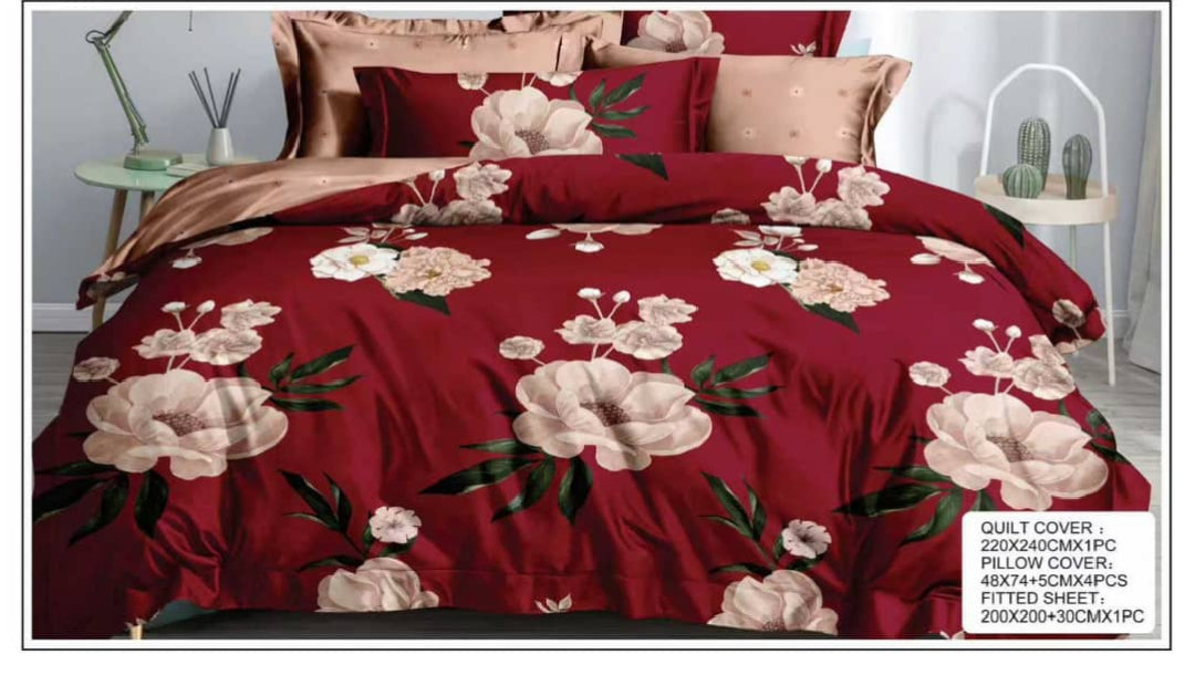 Premium King Size Bedsheet Set Design 31