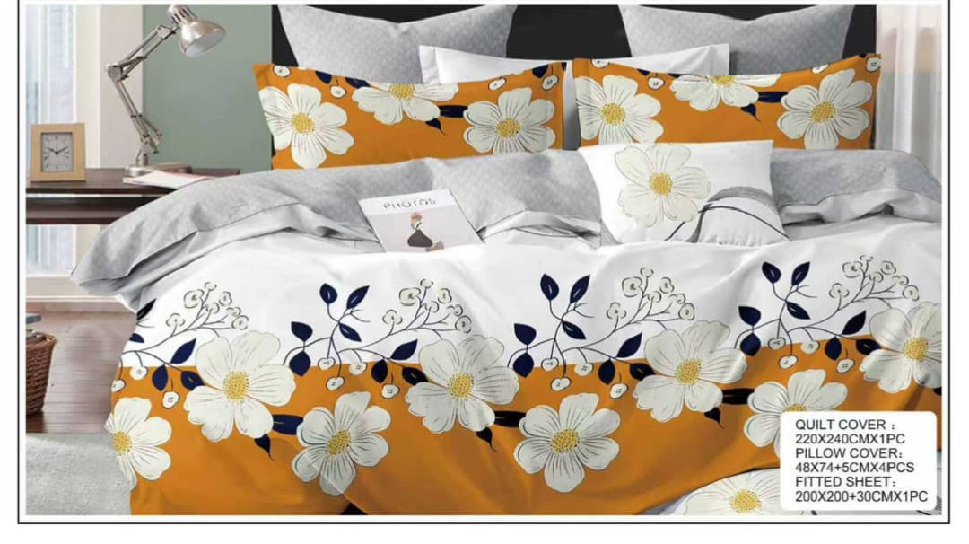 Premium King Size Bedsheet Set Design 41