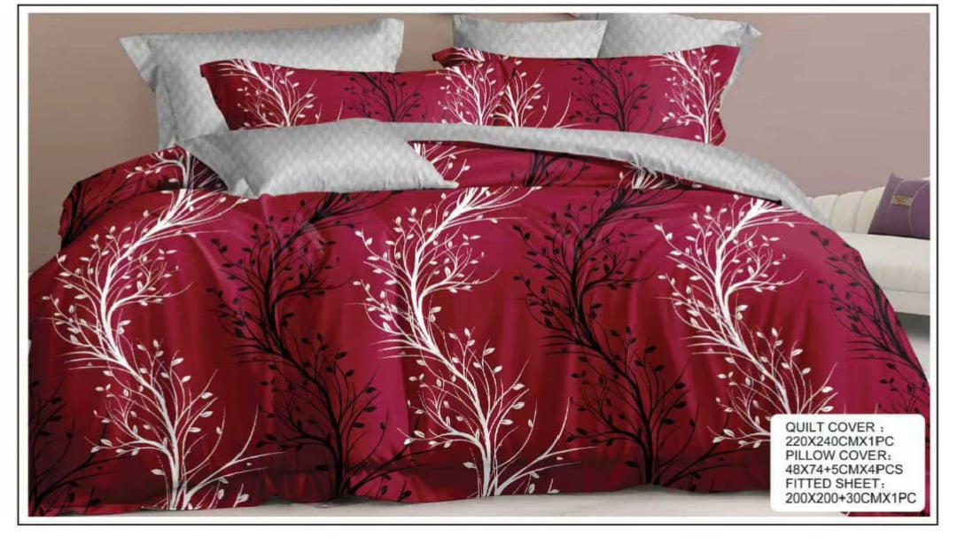 Premium King Size Bedsheet Set Design 45