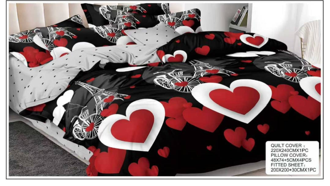 Premium King Size Bedsheet Set Design 28