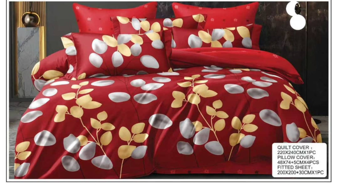 Premium King Size Bedsheet Set Design 49