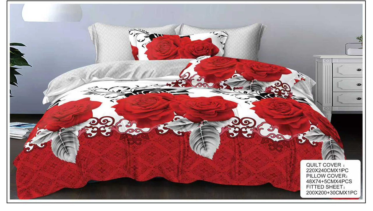 Premium King Size Bedsheet Set Design 23