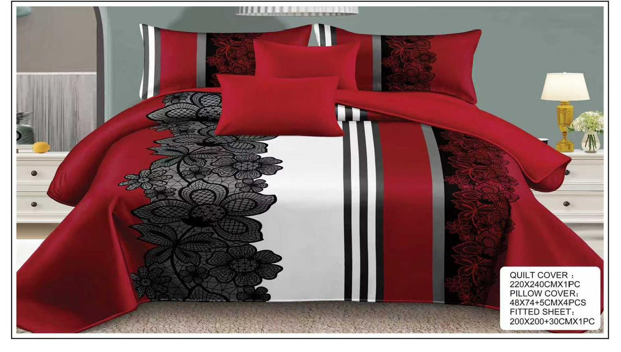 Premium King Size Bedsheet Set Design 18