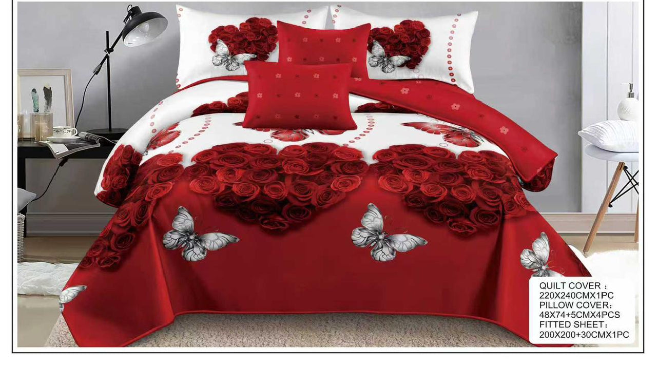 Premium King Size Bedsheet Set Design 14