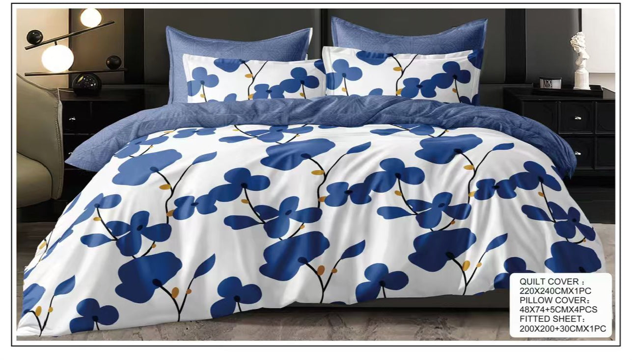 Premium King Size Bedsheet Set Design 5