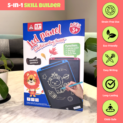 10-inch Colorful LCD Writing Tablet – Portable Electronic Sketchpad & Memo Pad for Kids (Ages 3+)