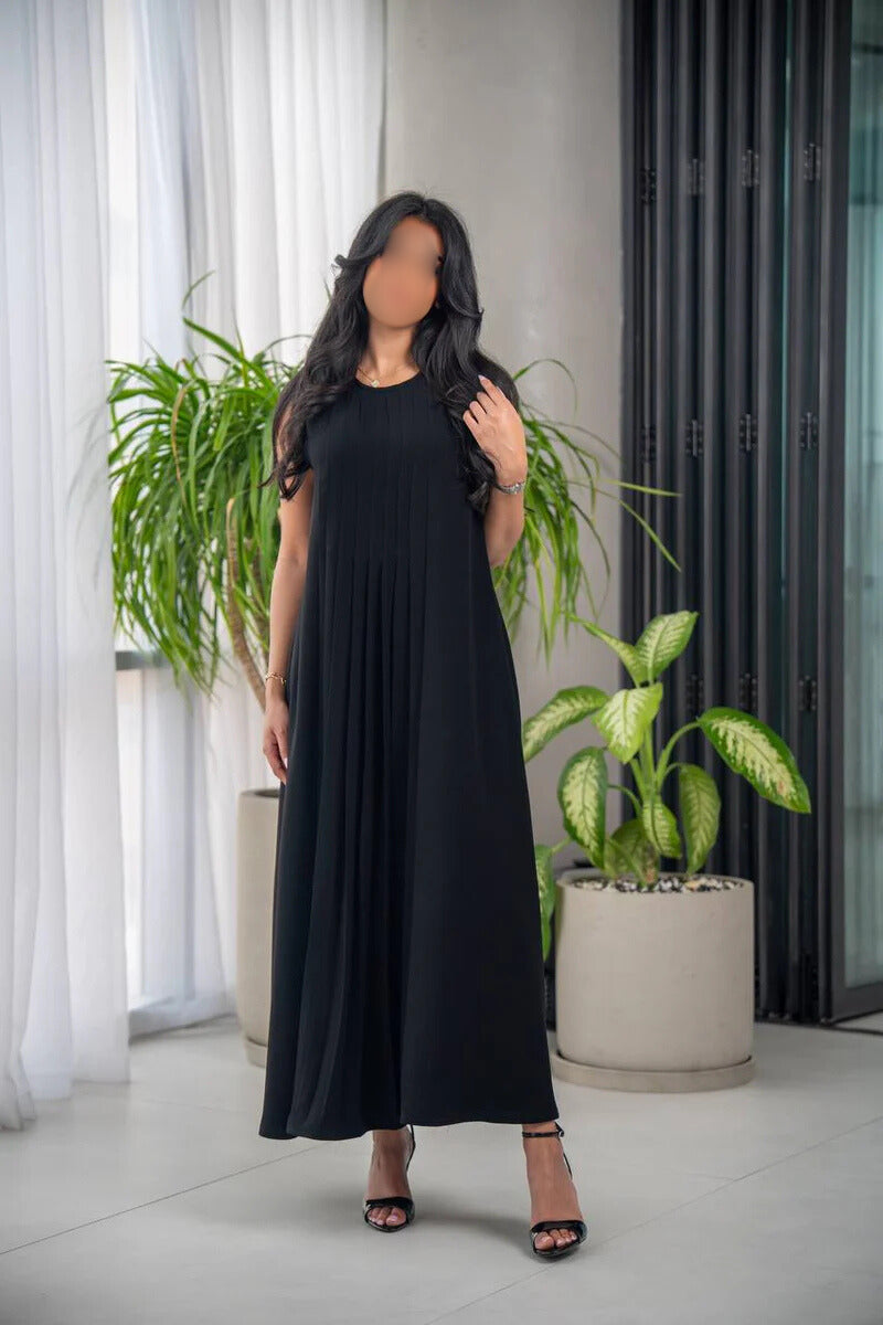 Black Crepe Dress