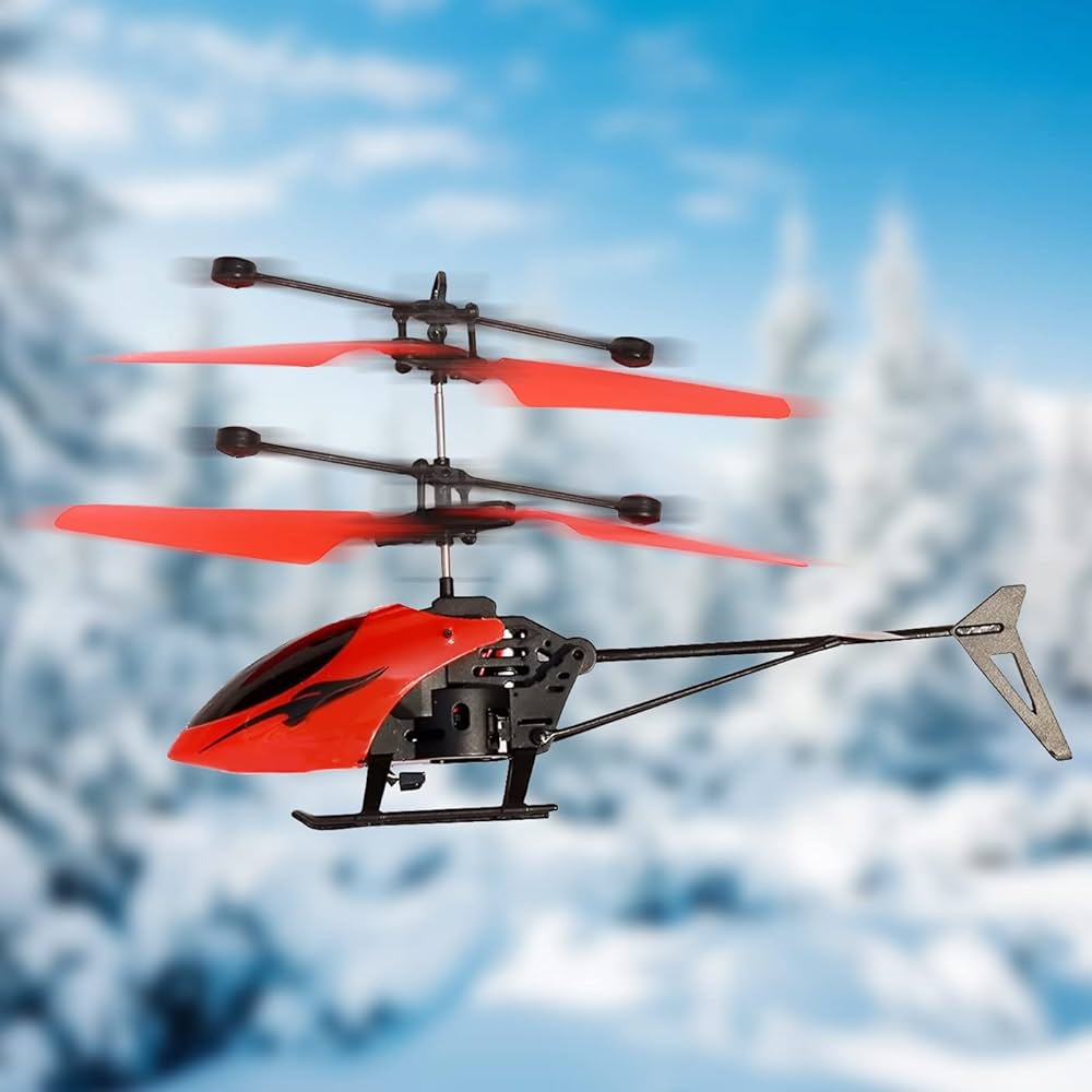 G6 Infrared Induction Remote Control Helicopter - Rechargeable Flying Toy with Lights for Kids & Teens