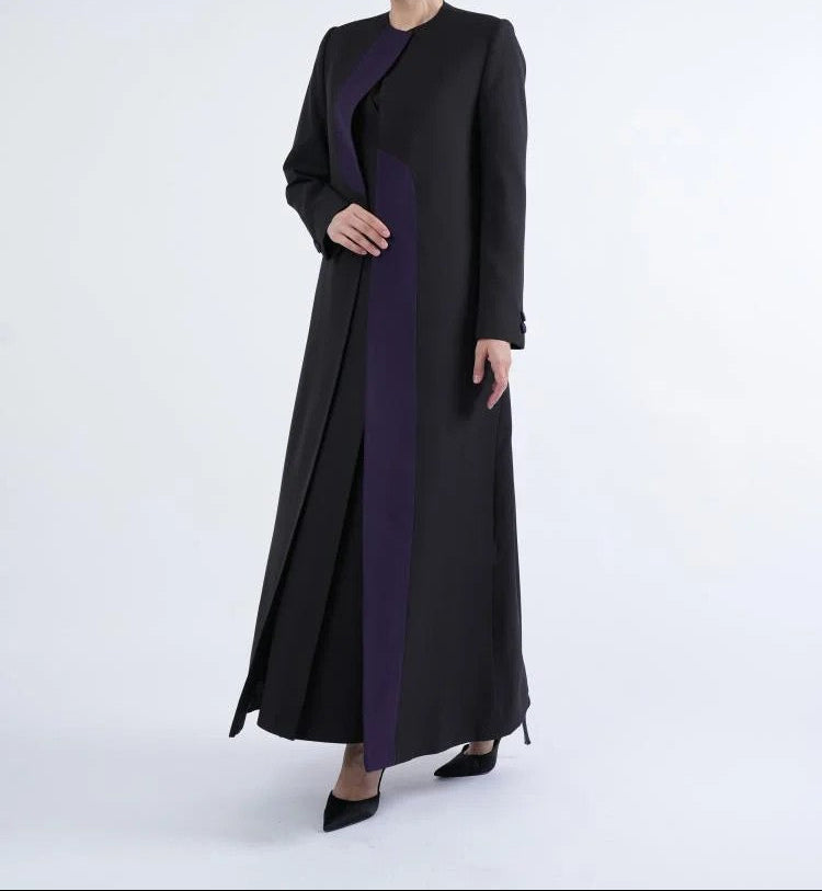Black Blazer with Front Detailing