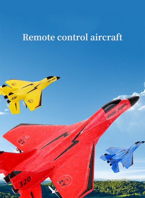 Remote Control Aircraft, Anti-Collision Epp Foam Remote Control Aircraft for Beginners and Advanced People, Easy to Fly Toys (RED)