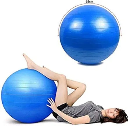 Anti-Burst Exercise Yoga Ball – Fitness Stability Ball for Home Gym, Workout & Balance Training