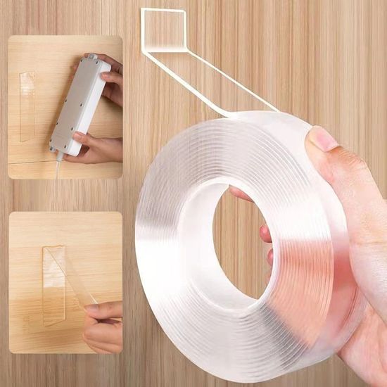 Daxingsheng Double-Sided Nano Mounting Tape - Reusable Washable Heavy Duty