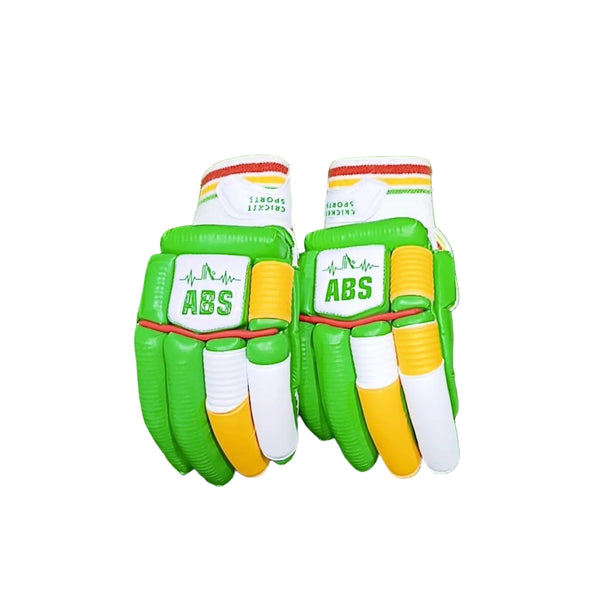 ABS B.PRO Green Multi Edition Cricket Batting Gloves – Left Hand & Right Hand Batsman | International Player Quality