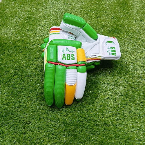 ABS B.PRO Green Multi Edition Cricket Batting Gloves – Left Hand & Right Hand Batsman | International Player Quality