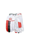 ABS B.PRO White Red Edition Cricket Batting Gloves – Left Hand & Right Hand Batsman | International Player Quality
