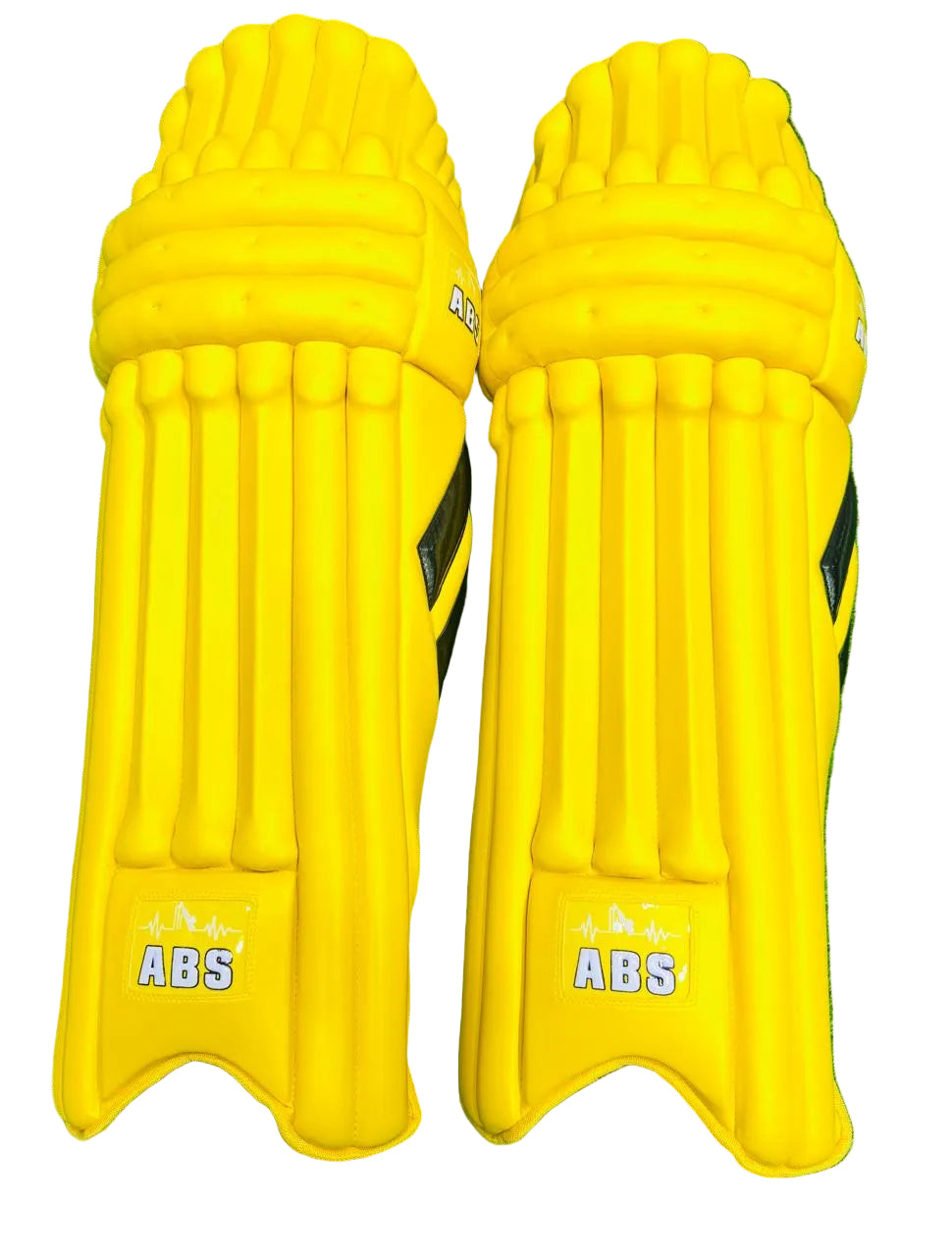 ABS B.PRO Yellow White Edition Batting Pads – Pro Grade | International Quality | ICC Safety Compliant