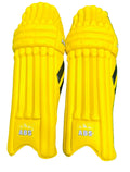 ABS B.PRO Yellow White Edition Batting Pads – Pro Grade | International Quality | ICC Safety Compliant