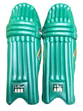 ABS B.PRO Green Gold Edition Batting Pads – International Player Quality | ICC Standard Safety – Emerald Green Design