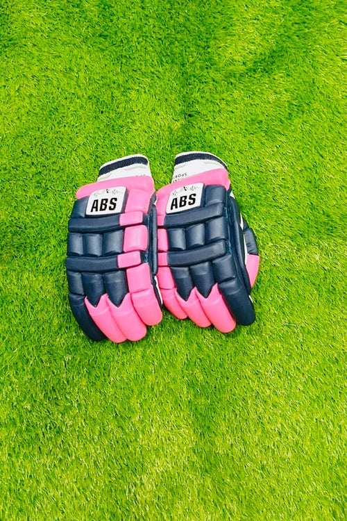 ABS B.PRO Pink Black Edition Cricket Batting Gloves – Left Hand & Right Hand Batsman | International Player Quality