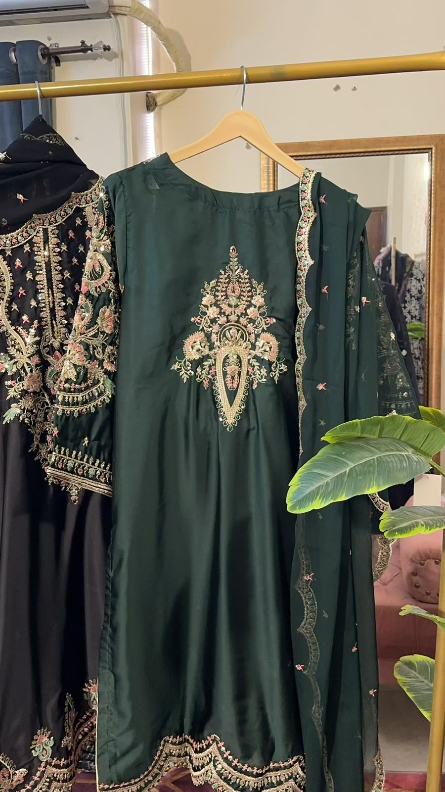 Premium Embroidered 3-Piece Suit – 4 Elegant Colors Available