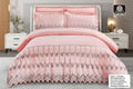 Luxury Bedding with Fitted Sheet & 4 Pillowcases (Multiple Designs/Variants) 6-Piece Super King Size Quilt Cover Set –