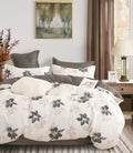 6-Piece King Size Quilt Cover Set – Luxury Bedding with Fitted Sheet & 4 Pillowcases (Multiple Designs/Variants) (Design 5)