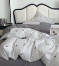 Premium Quality – Luxury Bedding with Fitted Sheet & 4 Pillowcases (Multiple Designs/Variants) 6-Piece King Size Quilt Cover Set (Design 2)