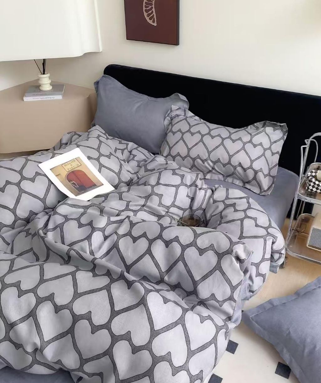 6-Piece King Size Quilt Cover Set – Luxury Bedding with Fitted Sheet & 4 Pillowcases (Multiple Designs/Variants)