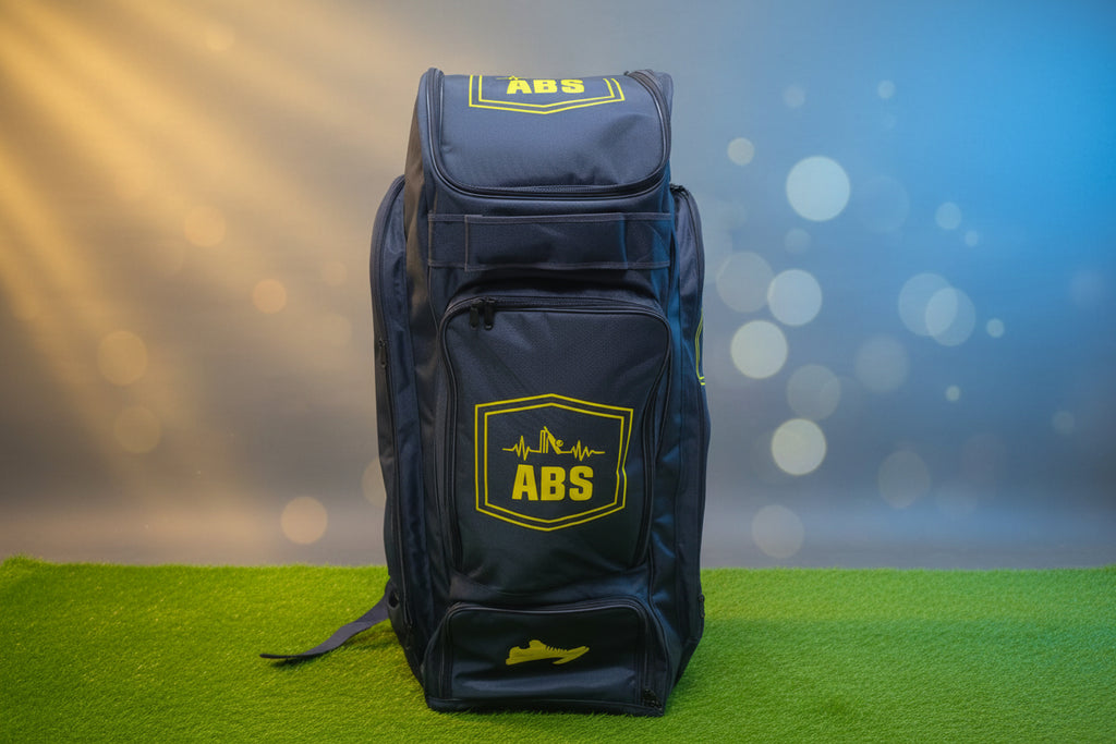 ABS Pro-Series Large Capacity Cricket Kit Bag – Multi-Compartment Wheelie Bag with Dedicated Shoe Zone